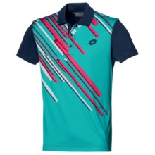 66%OFF メンズテニスシャツ ロトスレイドテニスポロシャツ - ショートスリーブ（男性用） Lotto Slade Tennis Polo Shirt - Short Sleeve (For Men)画像